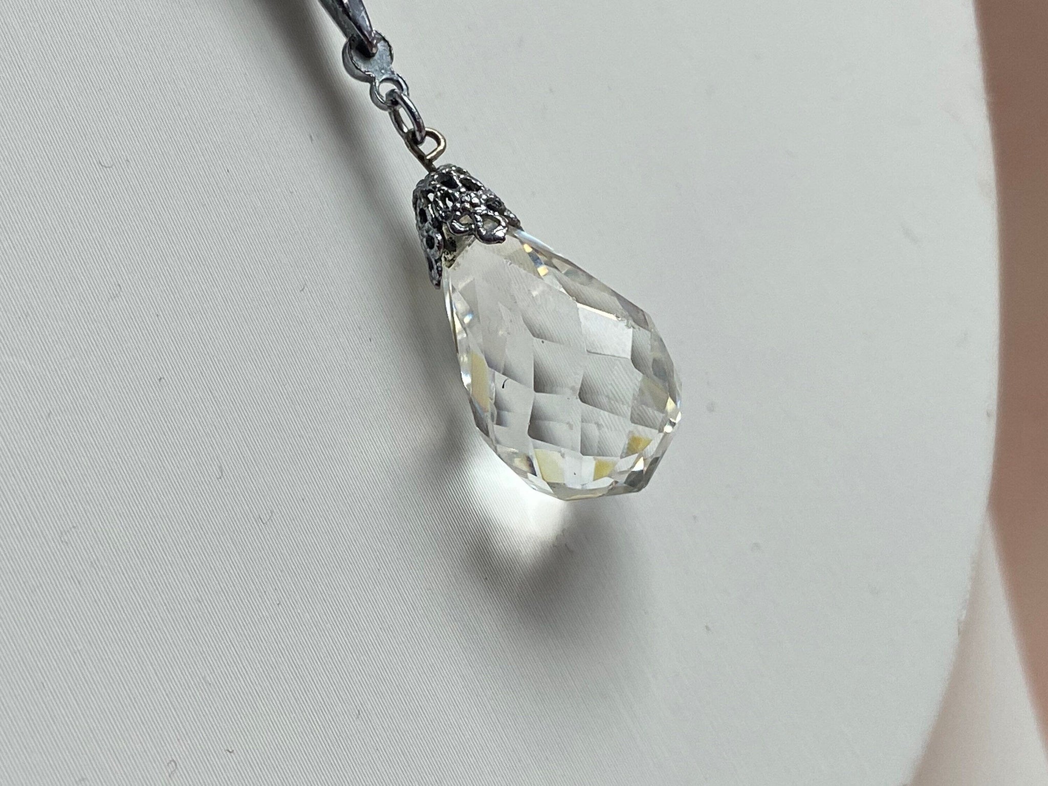 Antique Georgian Rock Crystal Riviere Necklace, circa 1800 at 1stDibs | antique  rock crystal necklace, georgian crystal necklace, rock crystal jewelry  antique